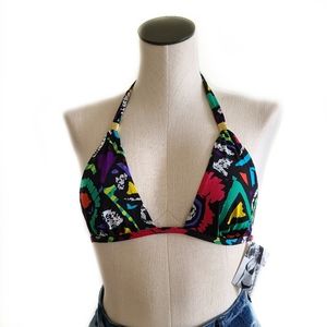 NWT Victoria Secret Aztec Print Halter bikini top
